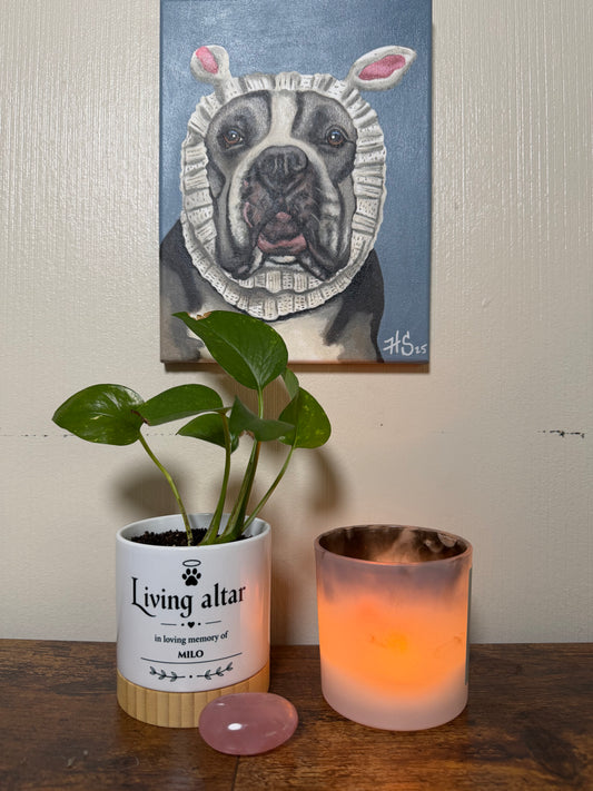 Personalized Pet Memorial Planter - Custom Name Living Tribute